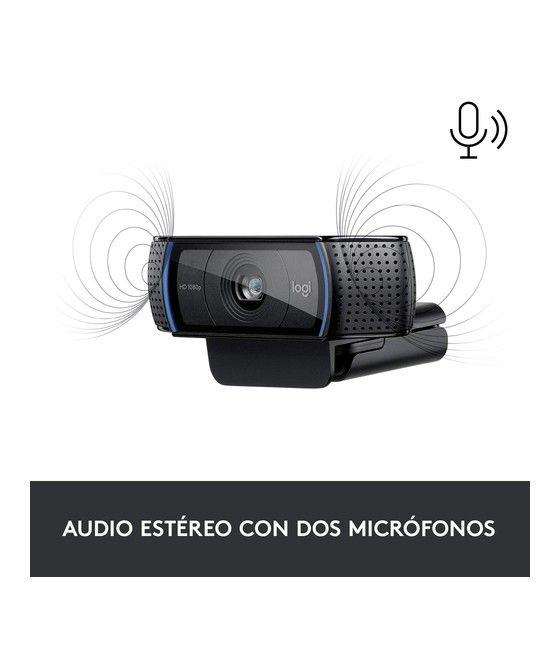 Logitech C920 PRO HD WEBCAM cámara web 3 MP 1920 x 1080 Pixeles USB 2.0 Negro - Imagen 3
