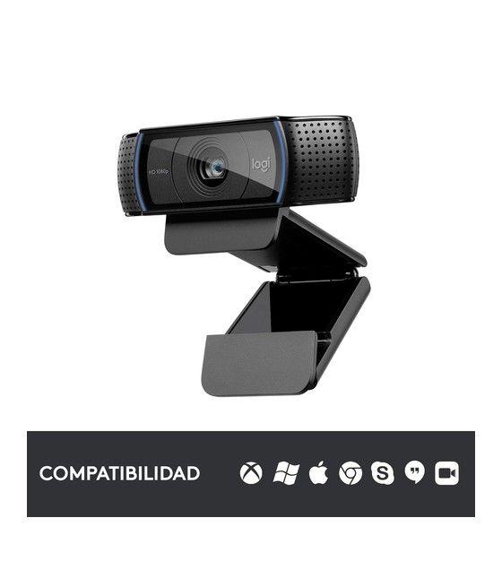 Logitech C920 PRO HD WEBCAM cámara web 3 MP 1920 x 1080 Pixeles USB 2.0 Negro - Imagen 4