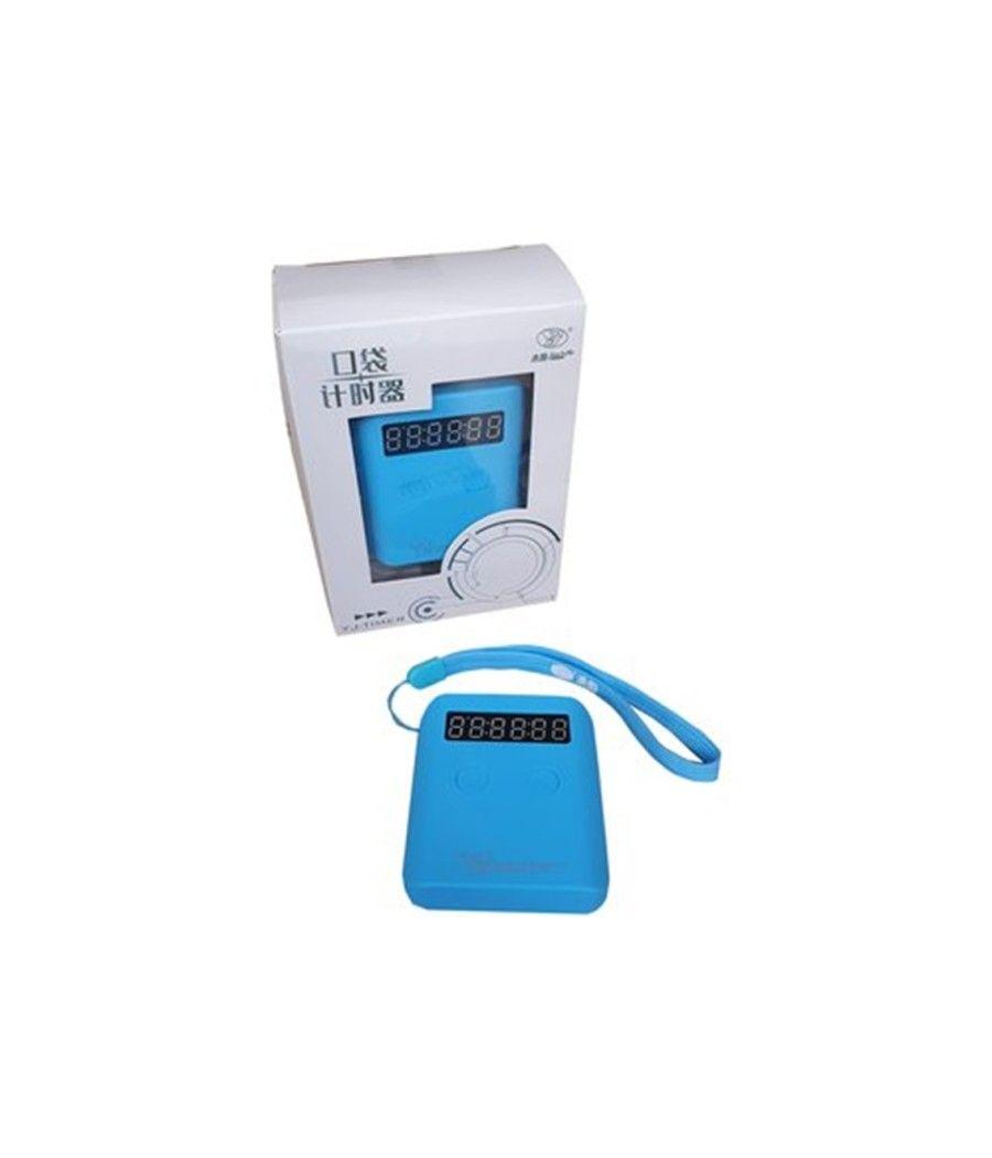 Cronometro yj pocket cube timer azul - Imagen 2