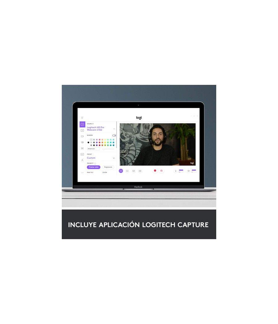 Logitech C920 PRO HD WEBCAM cámara web 3 MP 1920 x 1080 Pixeles USB 2.0 Negro - Imagen 7