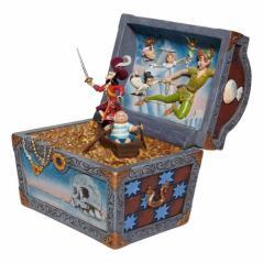 Figura enesco disney peter pan cofre del tesoro peter pan garfio & compañia - Imagen 3