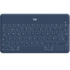 Teclado logitech keys to go wireless inalambrico para iphone ipad y apple tv azul - Imagen 3