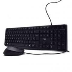 Kit teclado + mouse raton ewent ew3006 usb escritura silenciosa - Imagen 9