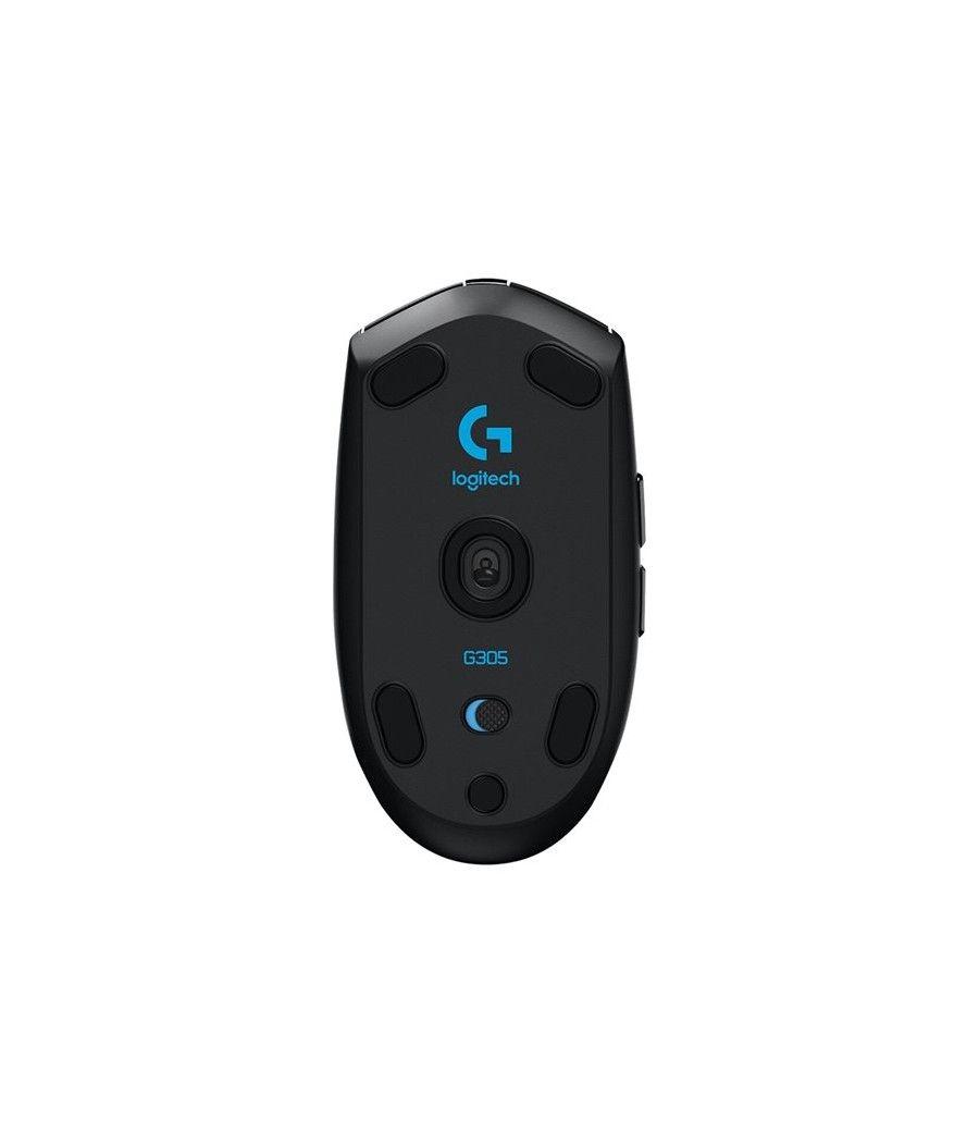 Mouse raton logitech g305 lightspeed optico wireless inalambrico 12000ppp 6 botones negro - Imagen 6