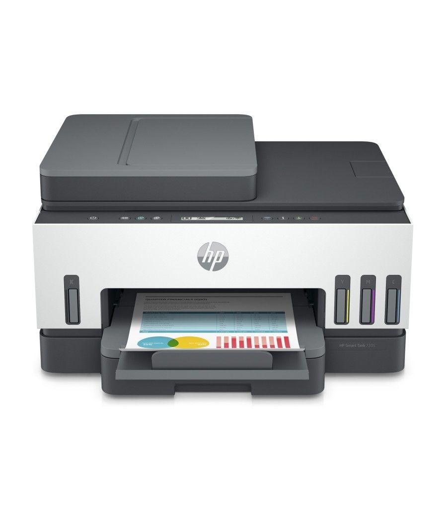 Multifuncion hp inyeccion color inkjet smart tank 7305 a4 - 15ppm - 9ppm color - 256mb - usb - red - wifi - bt - duplex impresio