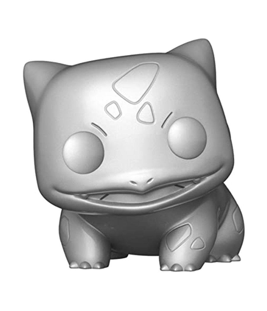 Funko pop jumbo pokemon s6 bulbasaur plateado efecto metalico 10pulgadas edicion especial exclusivo 59874 - Imagen 2