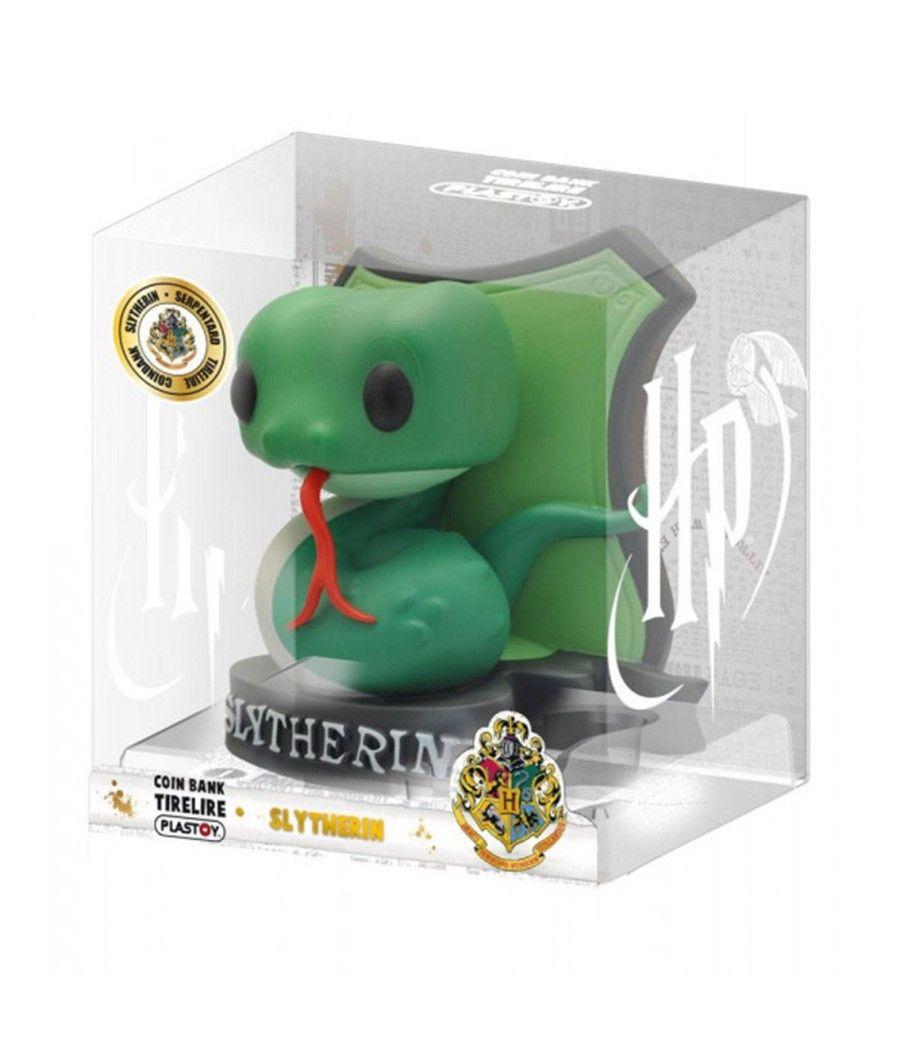 Figura hucha plastoy harry potter casa slytherin serpiente chibi - Imagen 3