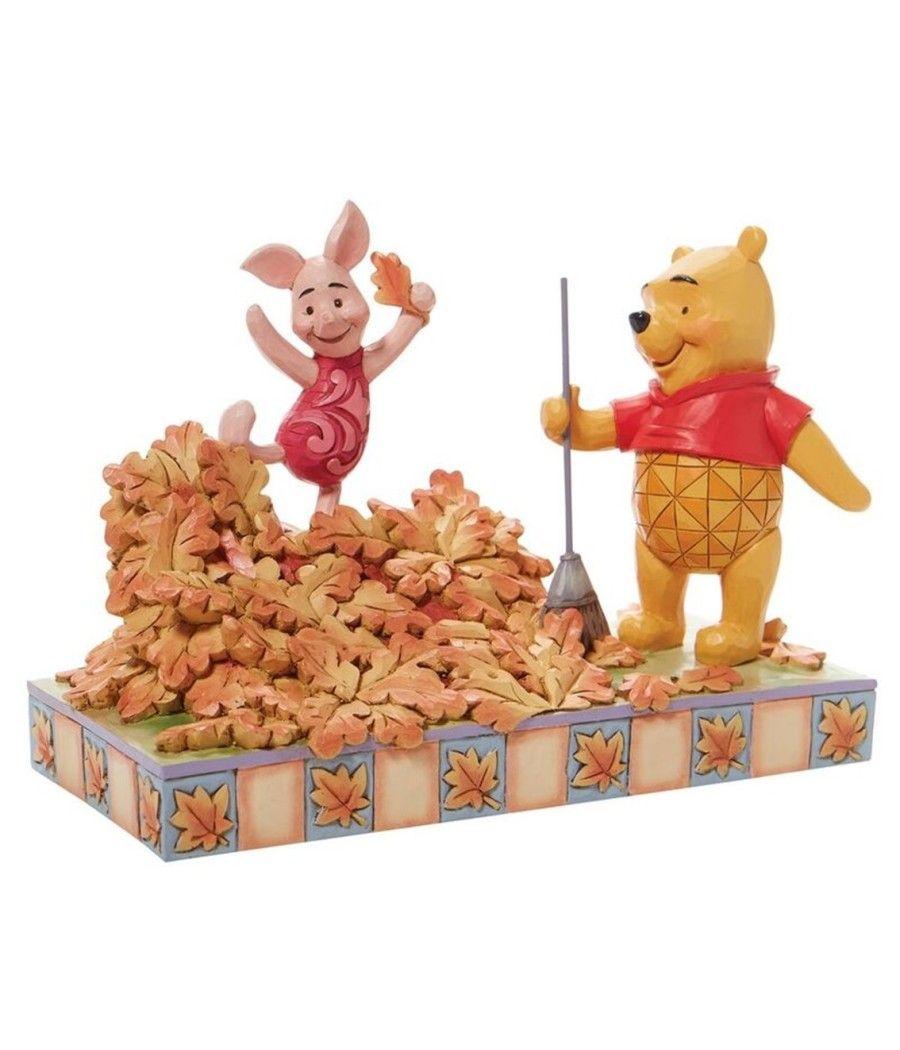 Figura enesco disney winnie the pooh pooh & piglet recogiendo hojas de otoño - Imagen 2