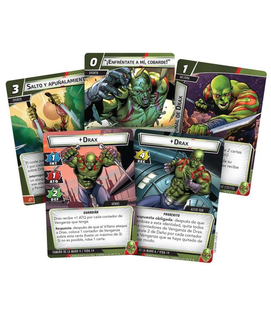 Juego de cartas marvel champions: drax 60 cartas pegi 14 - Imagen 2