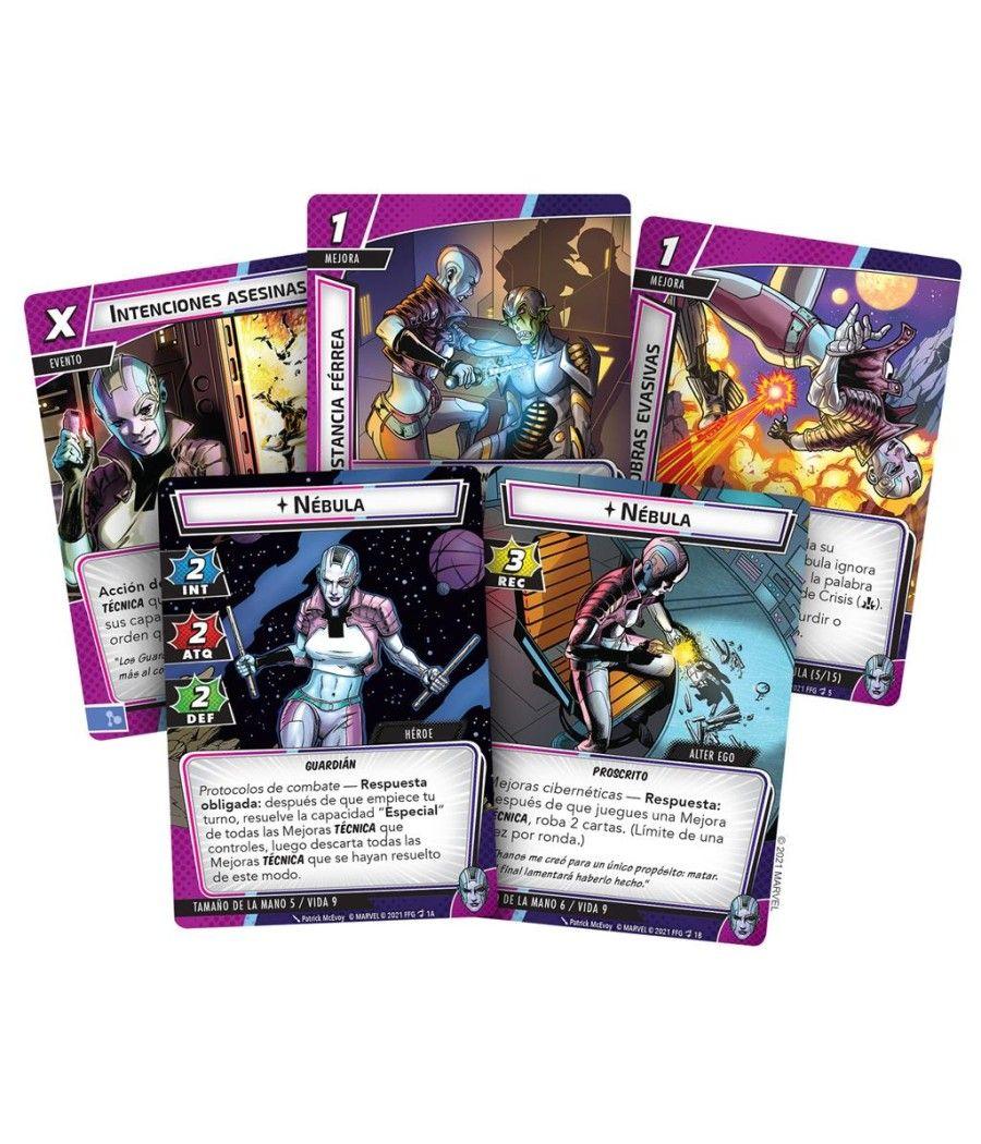 Juego de cartas marvel champions: nebula 60 cartas pegi 14 - Imagen 2