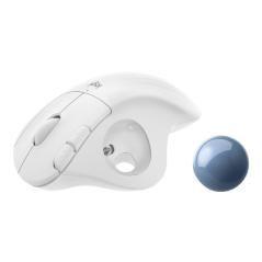 Mouse raton logitech ergo m575 bluetooth & wireless blanco - Imagen 7