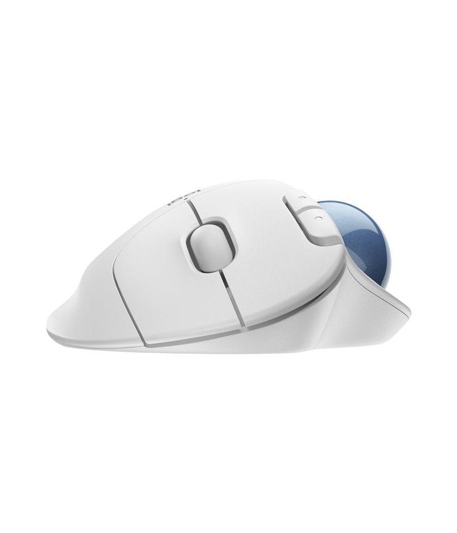 Mouse raton logitech ergo m575 bluetooth & wireless blanco - Imagen 8