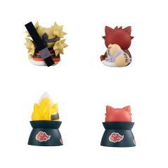 Set 8 figuras megahouse naruto shippuden nyaruto! battle vs akatsuki surtido - Imagen 4