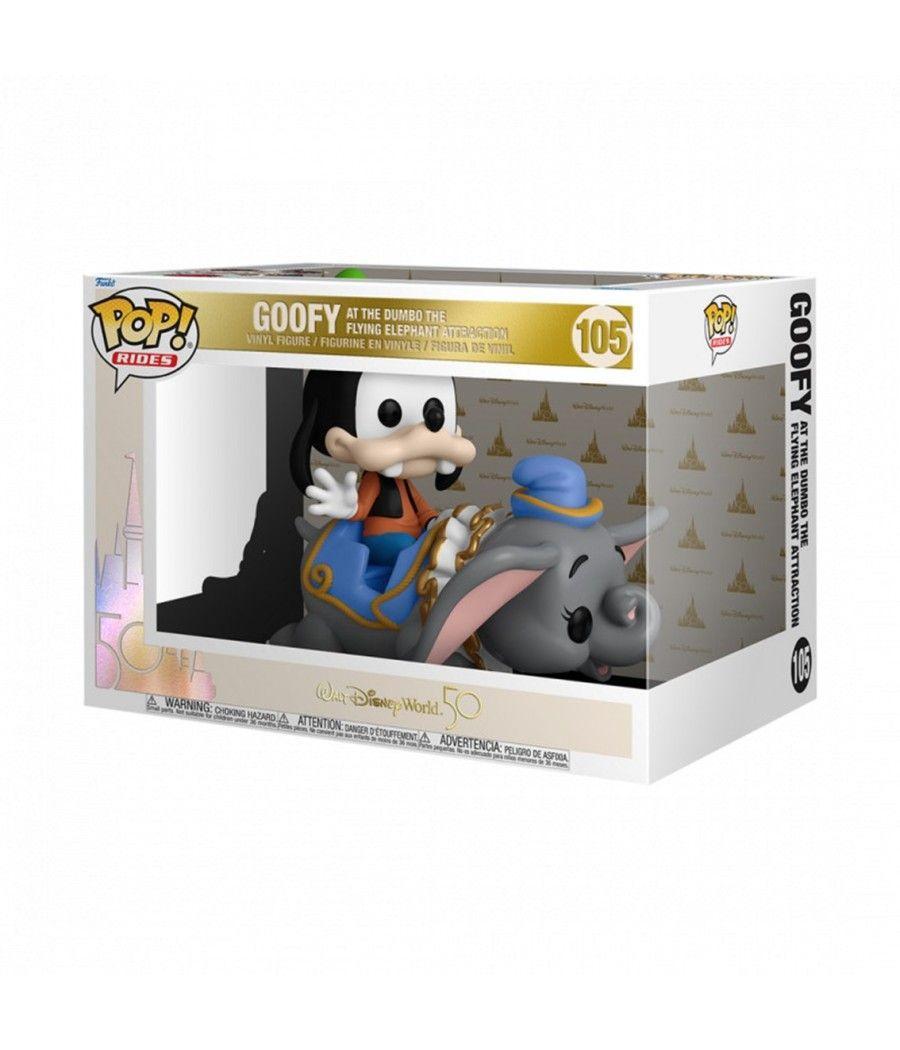 Funko pop ride supdlx disney world 50th aniversario goofy volando con dumbo 50571 - Imagen 3