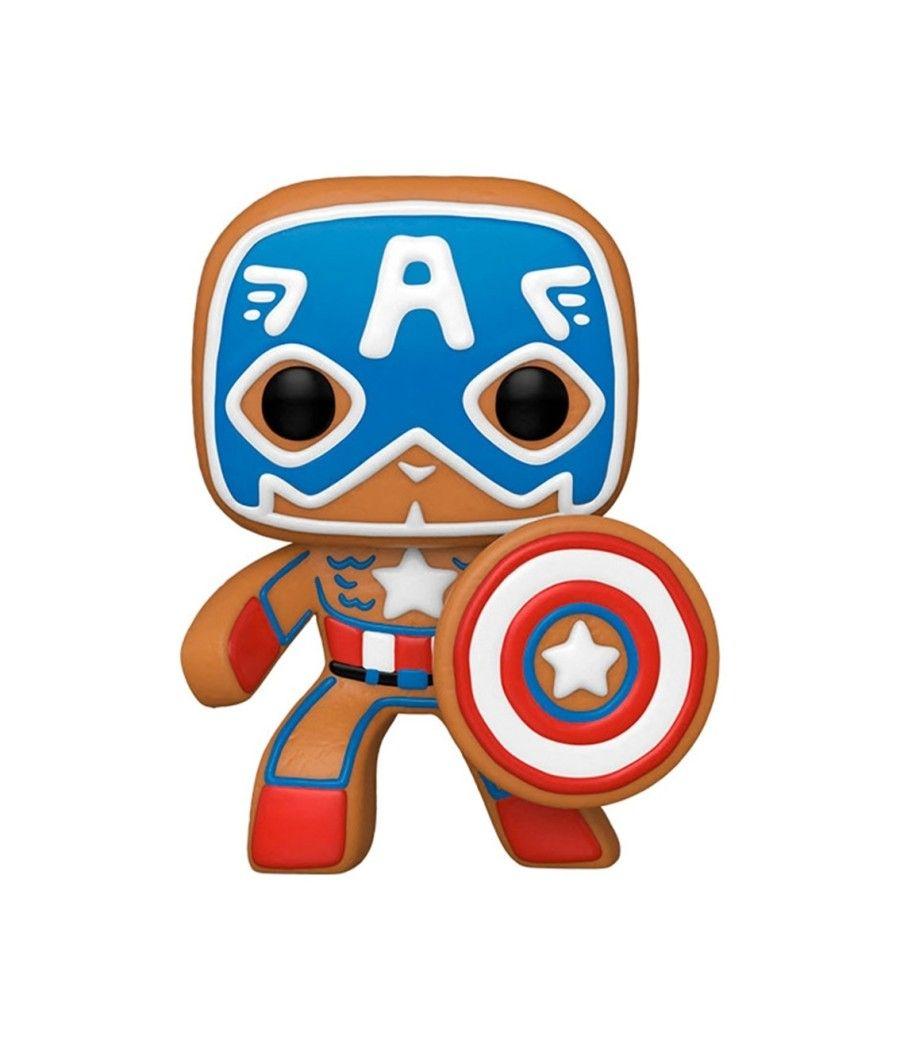 Funko pop marvel navidad galleta jengibre capitan america 50657 - Imagen 2