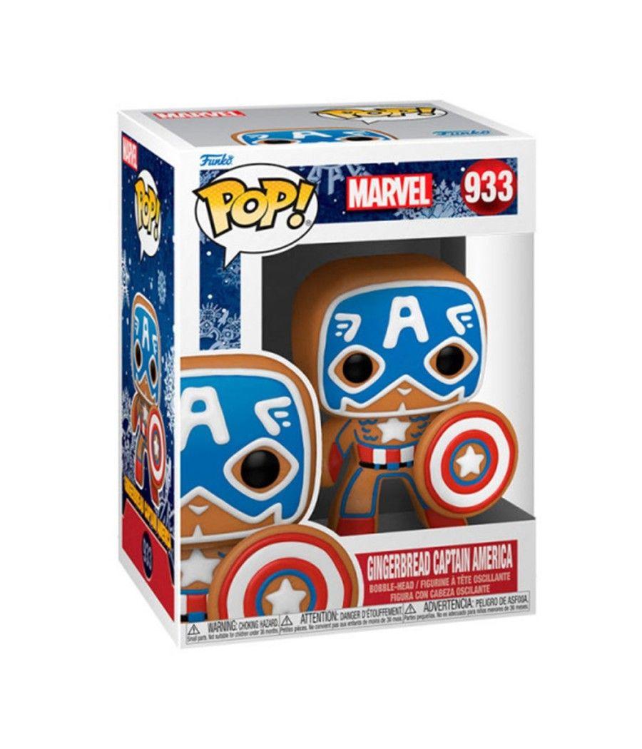 Funko pop marvel navidad galleta jengibre capitan america 50657 - Imagen 3