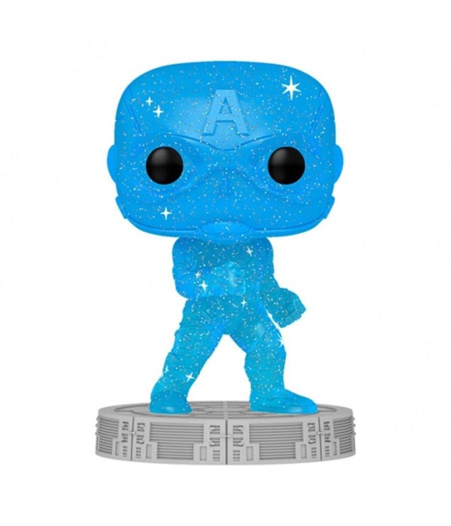 Funko pop marvel infinity saga capitan america gema del espacio 57614 - Imagen 2