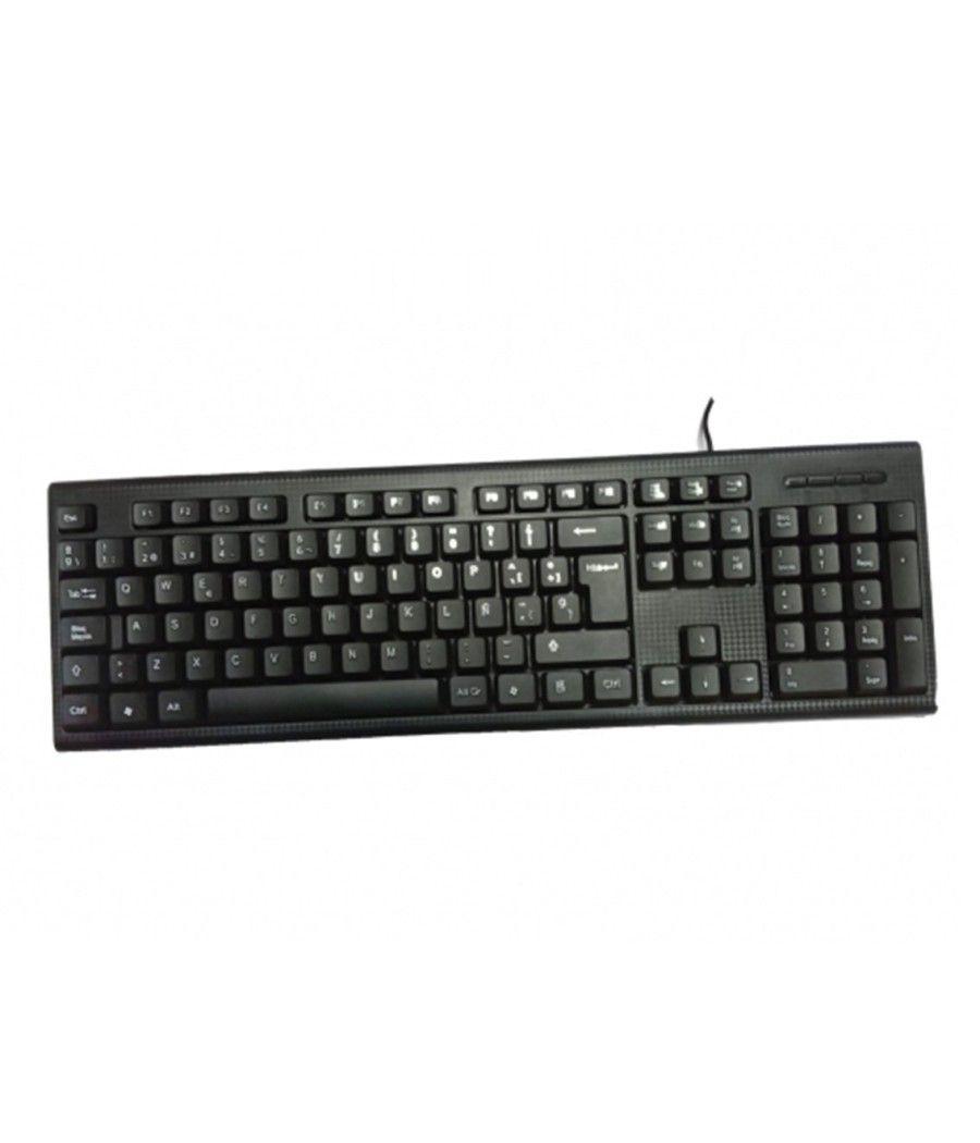 Kit teclado + raton pc case usb negro pcc - ktr - 001 - Imagen 2