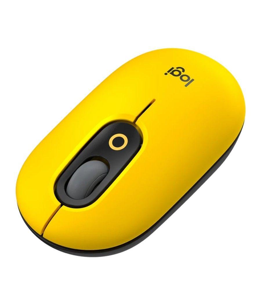 Mouse raton logitech pop mouse blast yellow wireless inalambrico - Imagen 10