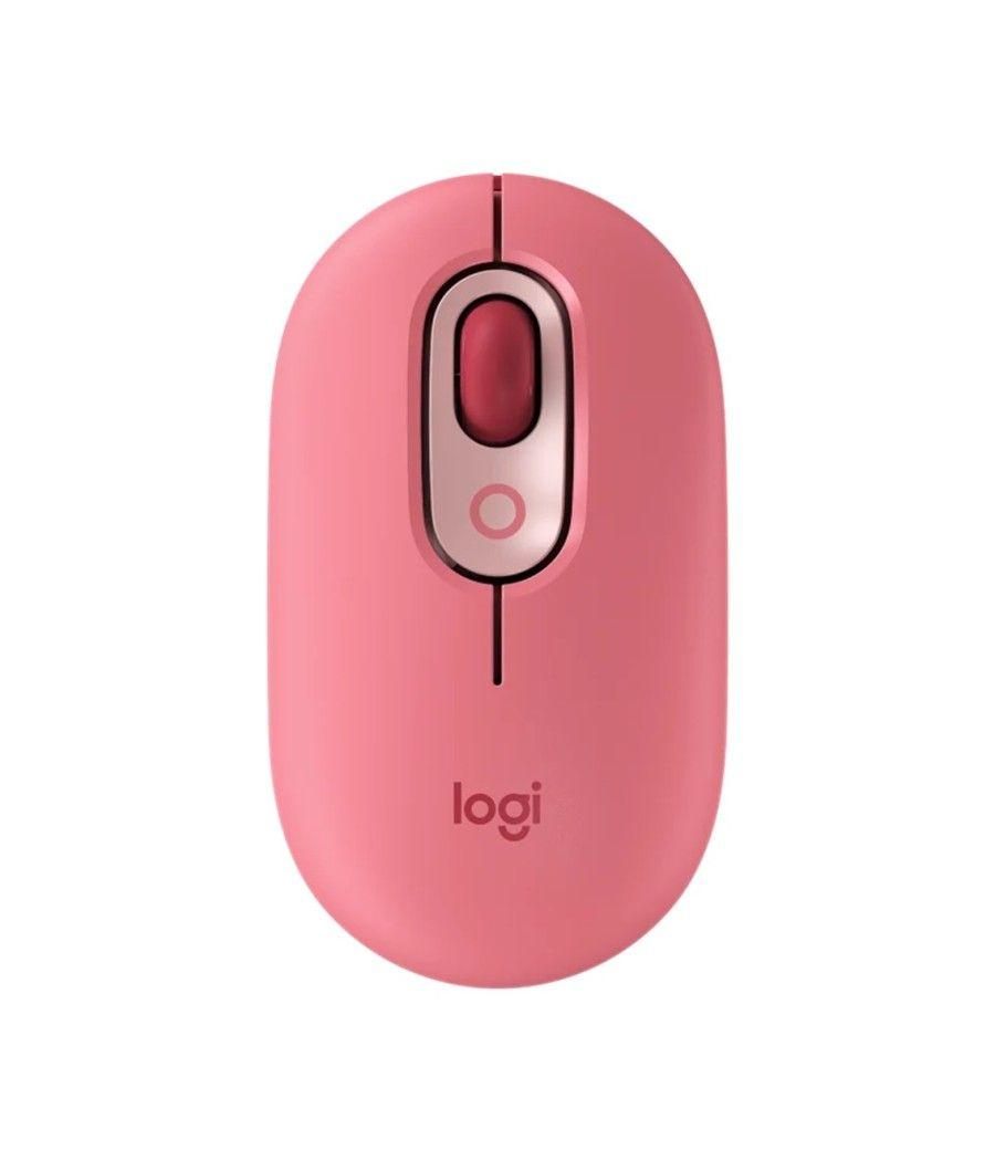 Mouse raton logitech pop heartbreaker daydream rosa wireless inalambrico - Imagen 8