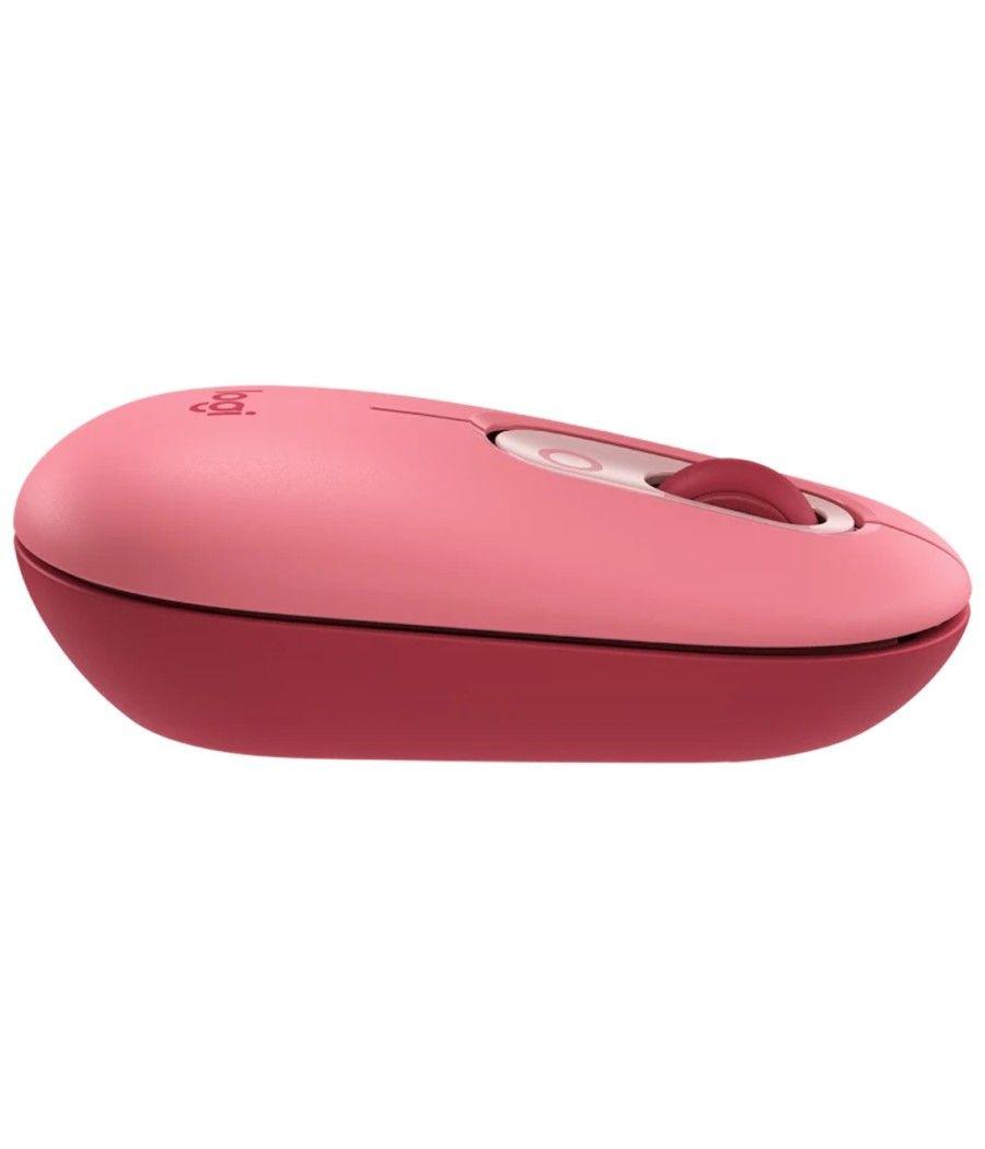 Mouse raton logitech pop heartbreaker daydream rosa wireless inalambrico - Imagen 11