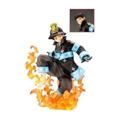 Figura kotobukiya fire force shinra kusakabe brillo en la oscuridad - Imagen 3