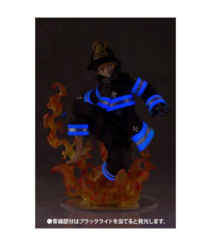 Figura kotobukiya fire force shinra kusakabe brillo en la oscuridad - Imagen 4