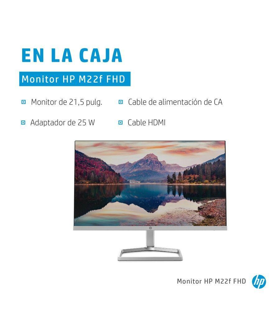 Monitor hp m22f 21.5pulgadas fhd 5ms vga - hdmi - 1920x1080 - cable hdmi incluido - Imagen 12