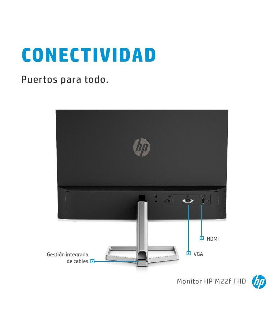 Monitor hp m22f 21.5pulgadas fhd 5ms vga - hdmi - 1920x1080 - cable hdmi incluido - Imagen 14