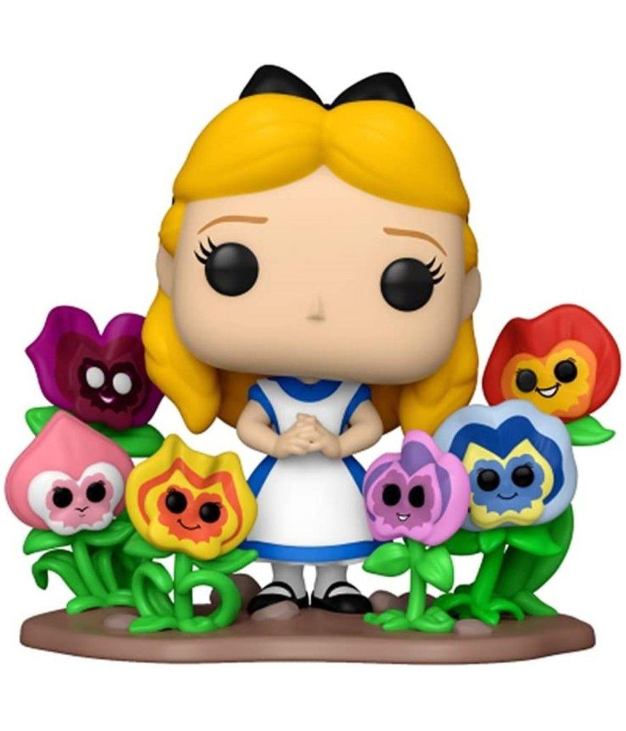 Funko pop deluxe disney alicia en el pais de las maravillas 70th alicia con flores 55733 - Imagen 2