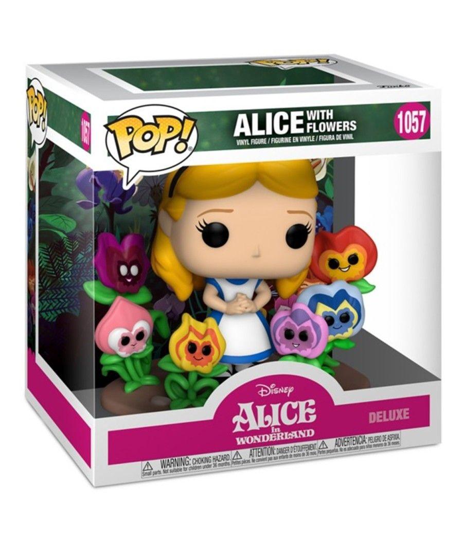 Funko pop deluxe disney alicia en el pais de las maravillas 70th alicia con flores 55733 - Imagen 3