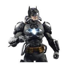 Figura mcfarlane toys dc multiverse batman hazmat suit gold etiqueta luz logo batman - Imagen 3