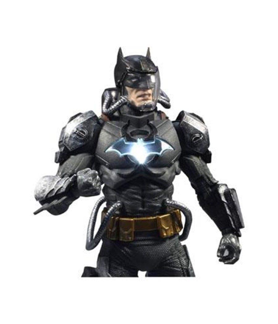 Figura mcfarlane toys dc multiverse batman hazmat suit gold etiqueta luz logo batman - Imagen 3