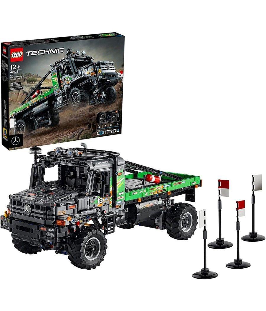 Lego technic camion de trial 4x4 mercedes - benz zetros - Imagen 13
