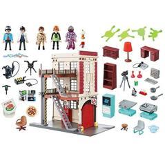 Playmobil cazafantasmas cuartel del parque de bomberos ghostbuster - Imagen 2