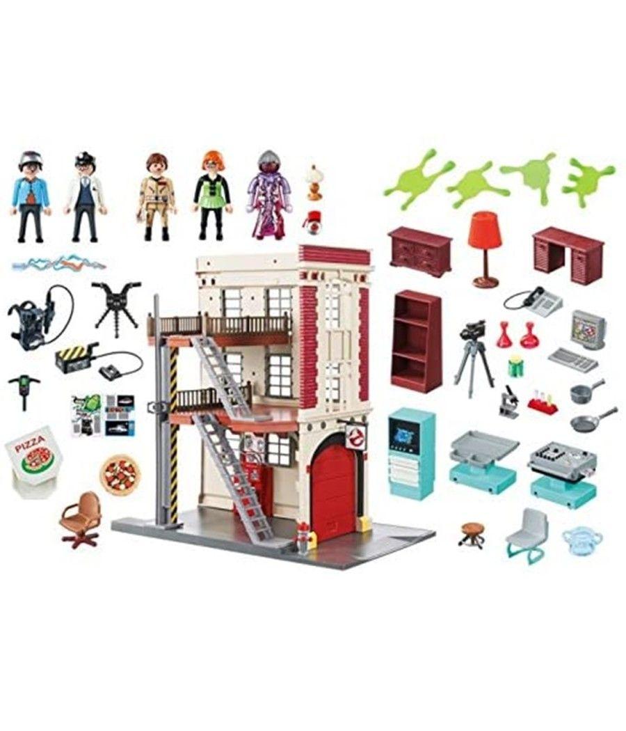 Playmobil cazafantasmas cuartel del parque de bomberos ghostbuster - Imagen 2