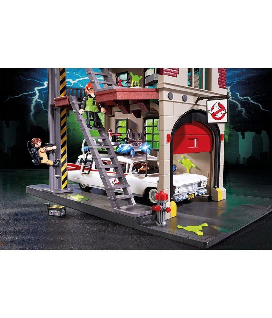 Playmobil cazafantasmas cuartel del parque de bomberos ghostbuster - Imagen 4