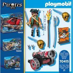 Playmobil pirates pirata con cañon - Imagen 7