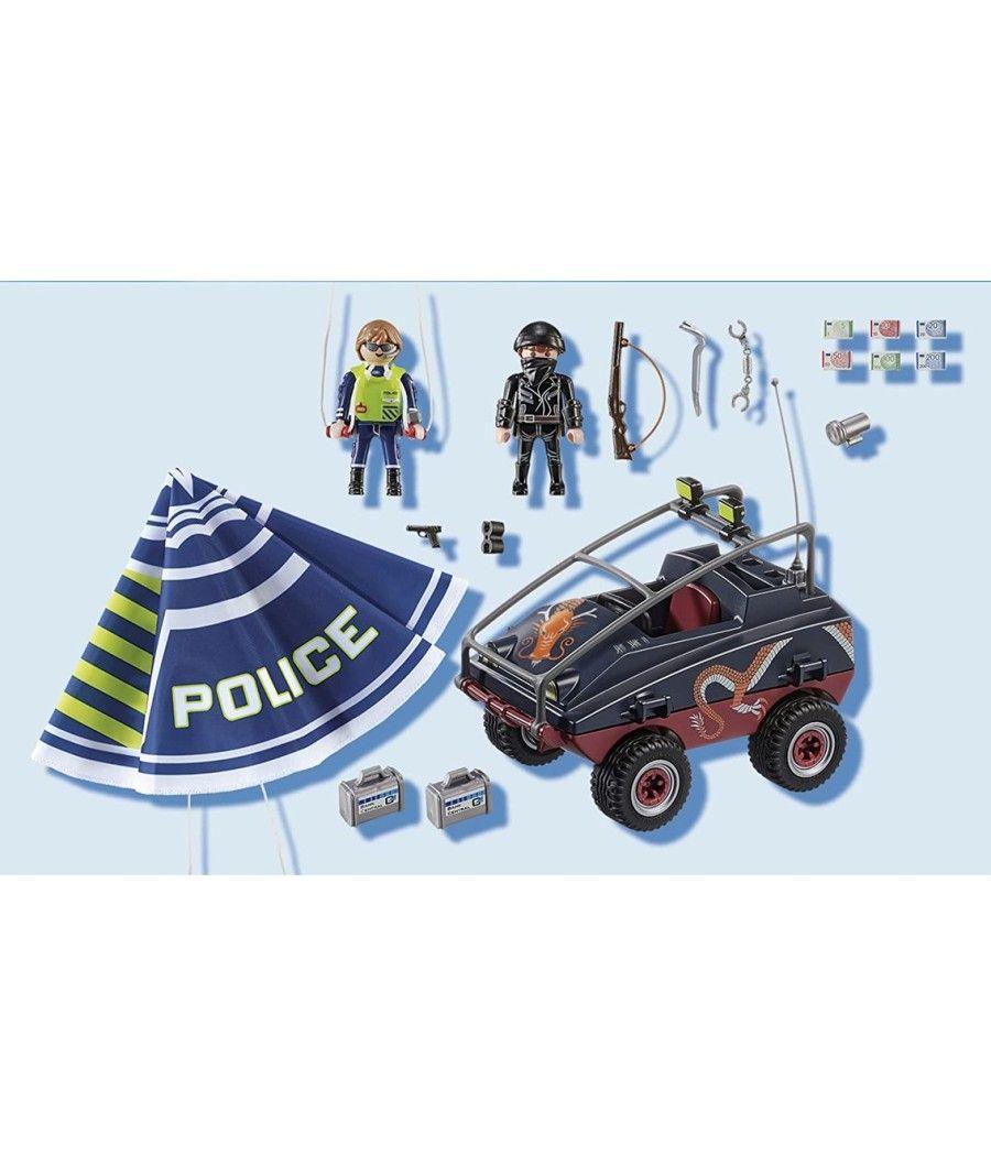 Playmobil policia paracaidas: persecucion del vehiculo anfibio - Imagen 9