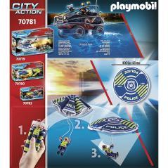 Playmobil policia paracaidas: persecucion del vehiculo anfibio - Imagen 10