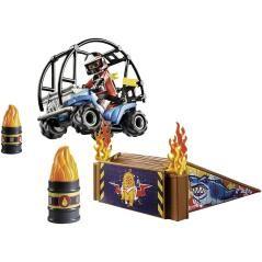 Playmobil starter pack stuntshow quad con rampa de fuego - Imagen 9