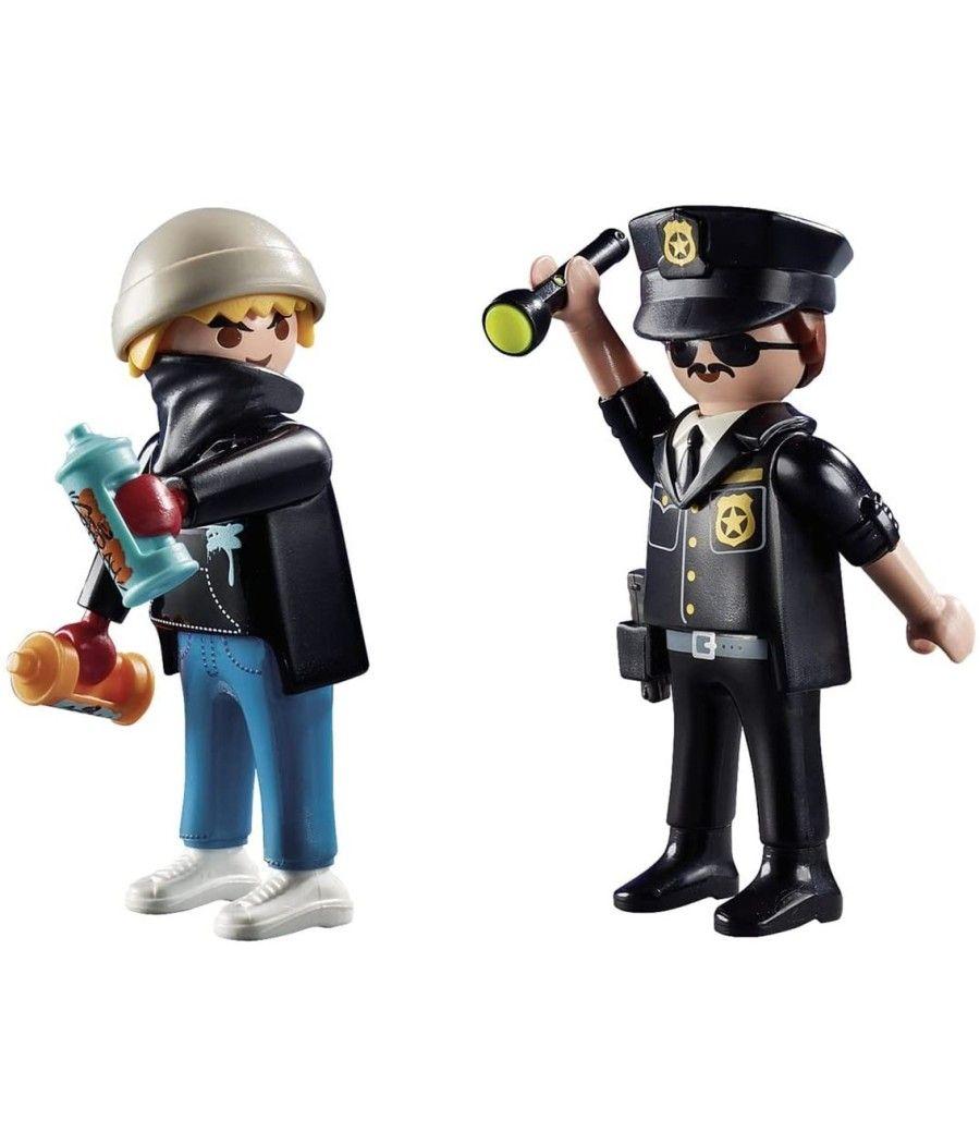 Playmobil duo pack policia y vandalo - Imagen 4