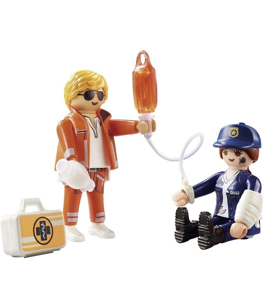 Playmobil duo pack doctor y policia - Imagen 4