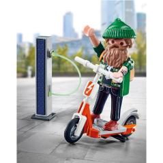 Playmobil hipster con e - scooter - Imagen 5