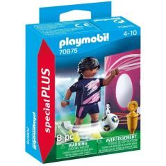Playmobil special plus futbolista con muro de gol - Imagen 4