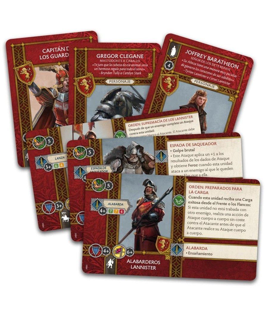 Juego de mesa cancion de hielo y fuego: pack de faccion lannister pegi 14 - Imagen 2