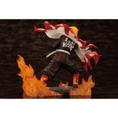 Figura kotobukiya demon slayer kimetsu no yaiba kyojuro rengoku bonus edition - Imagen 4