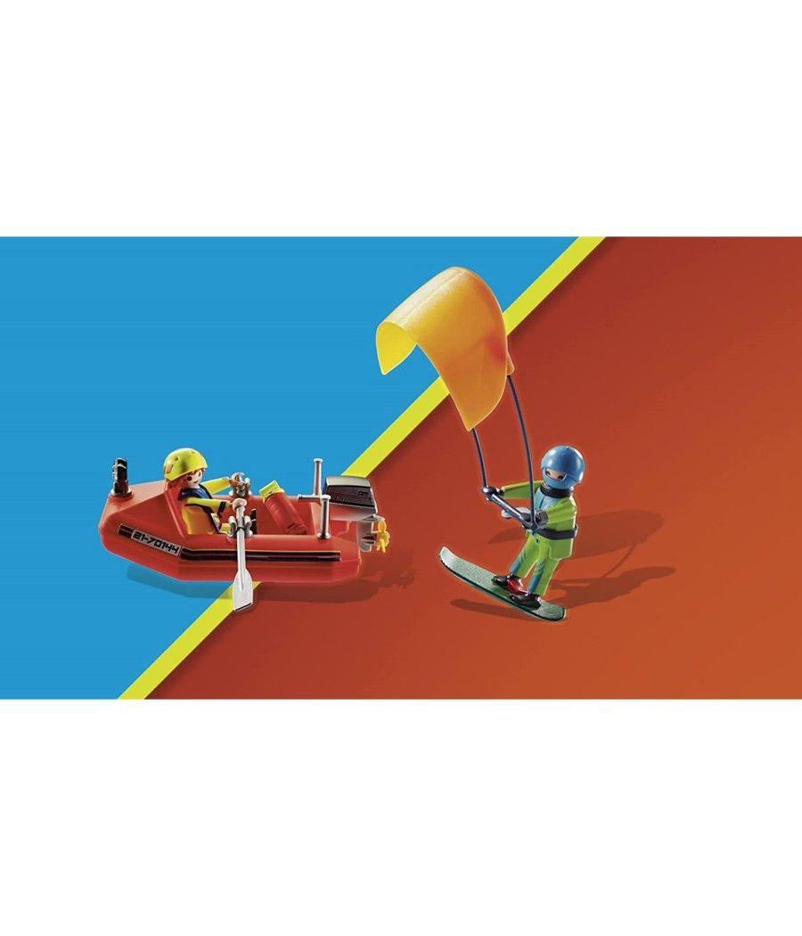 Playmobil rescate maritimo : rescate de kitsurfer con bote - Imagen 6