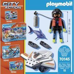 Playmobil maritimo : scooter de buceo en operaciones de rescate - Imagen 7