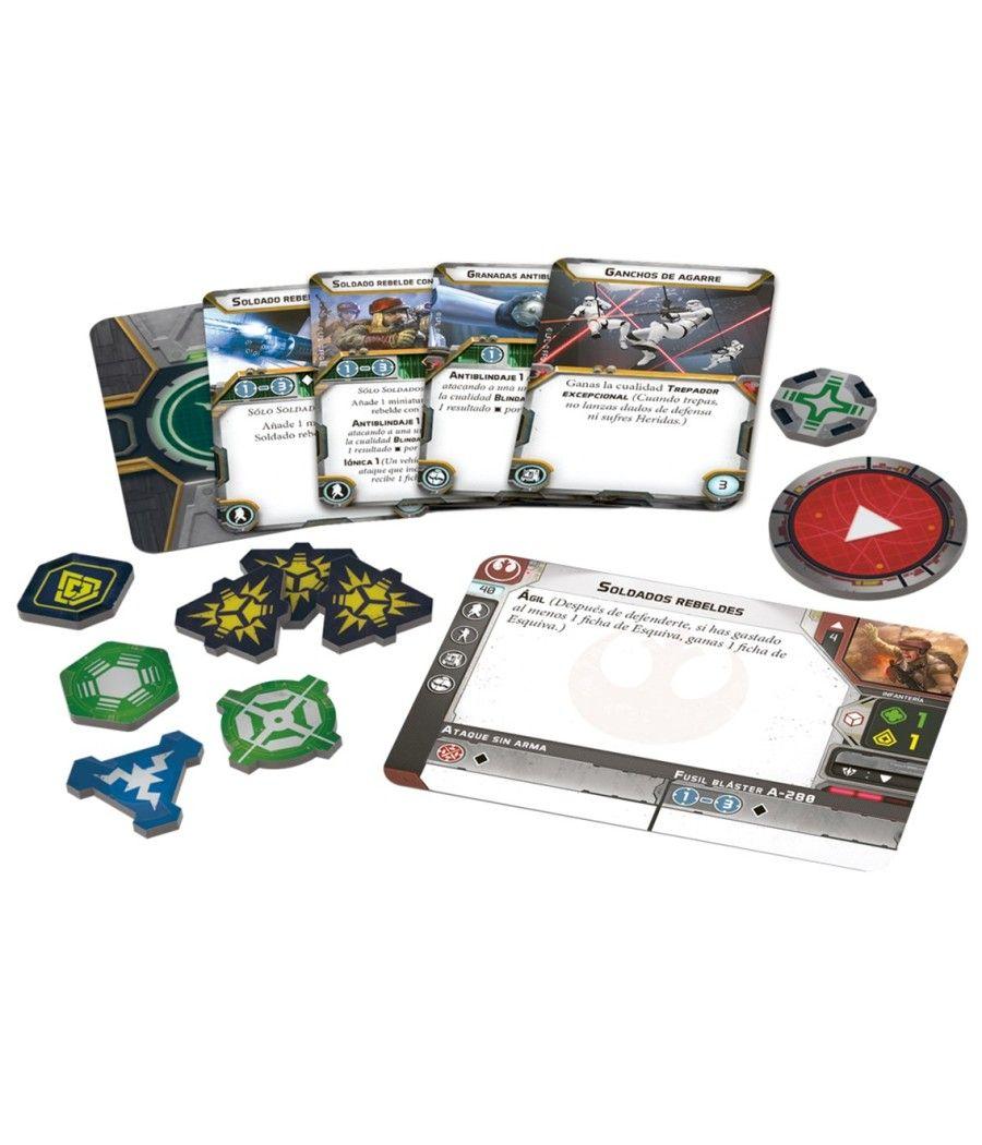 Juego de mesa star wars legión: soldados rebeldes pegi 14 - Imagen 2